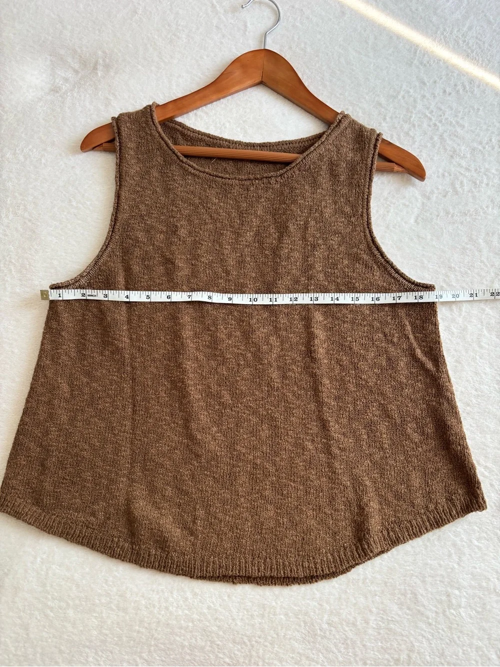 Free People | Women’s Cozy Ribbed Knit Tank and Lounge Pants Set Brown